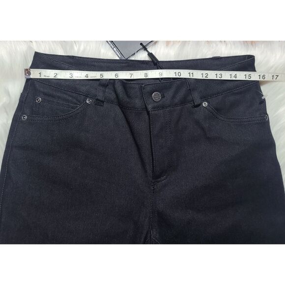 NWT|Harley Davidson Carve Black Denim Riding Pants, 30 - Picture 12 of 16